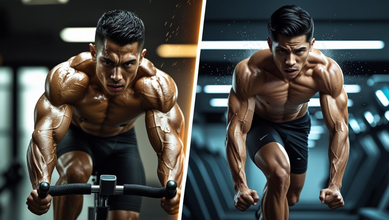 مقارنة بين تمارين HIIT وSMIT