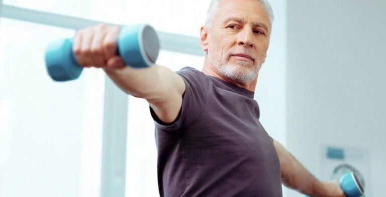 بناء العضلات بعد سن 40