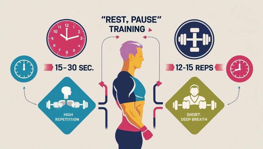 تقنية Rest Pause في تدريب كمال الاجسام