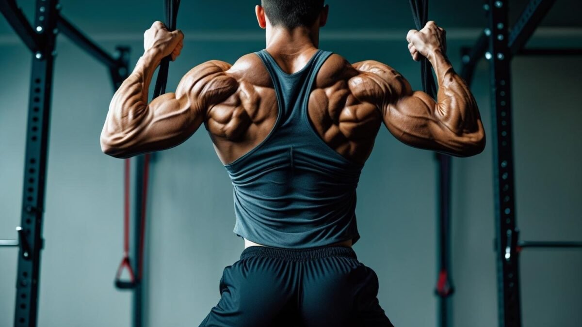 أداء تمرين العقلة كأحد أهداف للياقة البدنية لـ زيادة القوة